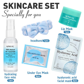KONEUK sheet mask close-up texture highlighting hydrating essence