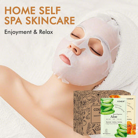 KONEUK spa party gift display with masks arranged for group gifting and enjoyment