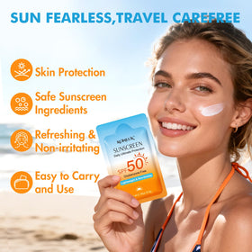 KONEUK cream texture spread on skin displaying lightweight, non‑greasy absorption benefit