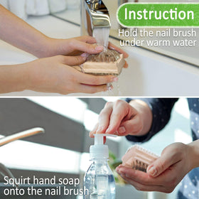KONEX brush held in hand demonstrating compact size and handling benefit