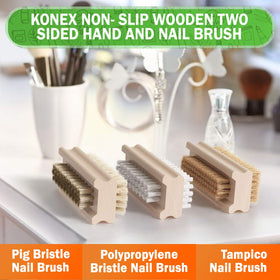 KONEX brush displayed in salon setting for professional finishing benefit