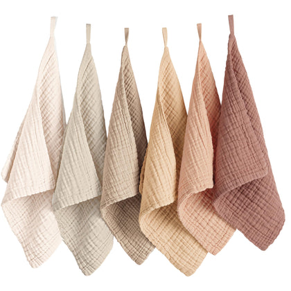 Konssy face cloths front pack showing six cloths and benefits