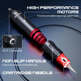 KOOBA pen close-up of grip detailing for improved control and comfort