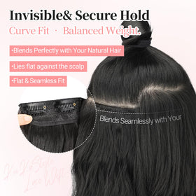 KooKaStyle full-length on model demonstrating long wavy volume