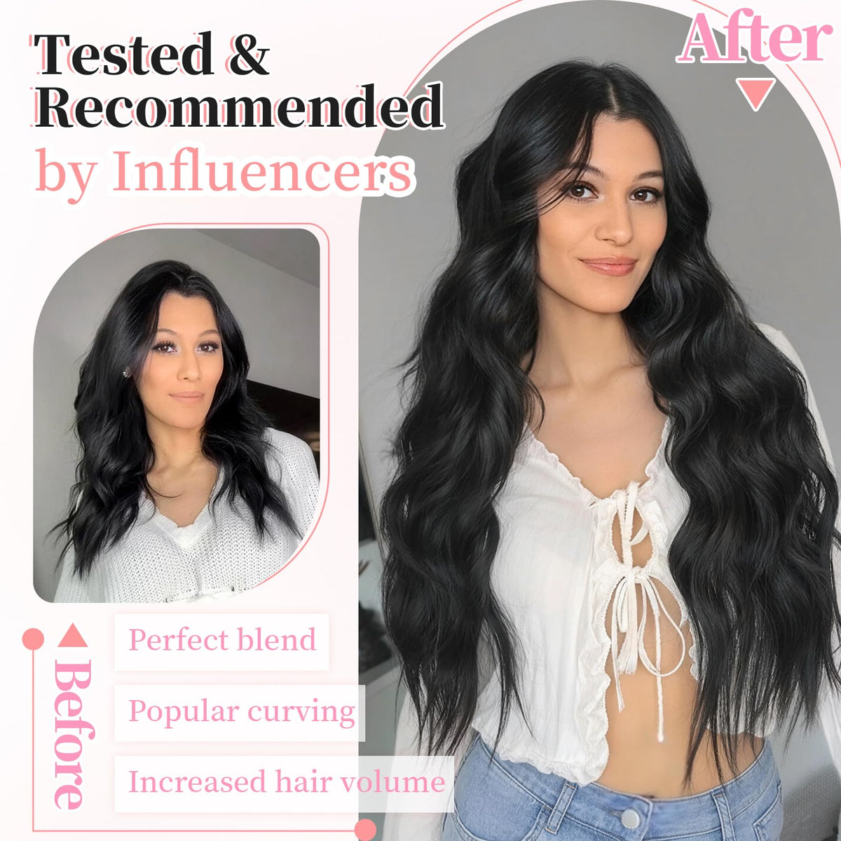 KooKaStyle side view of application showing natural blending benefit