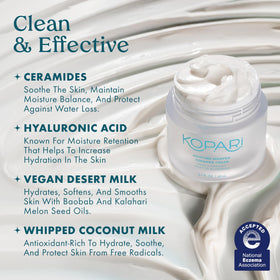 Kopari application on hand showing smooth spread and instant hydration