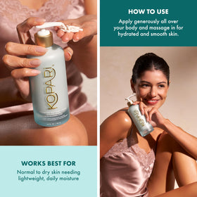 Kopari label zoom on hyaluronic and polyglutamic acids highlighting hydration boost