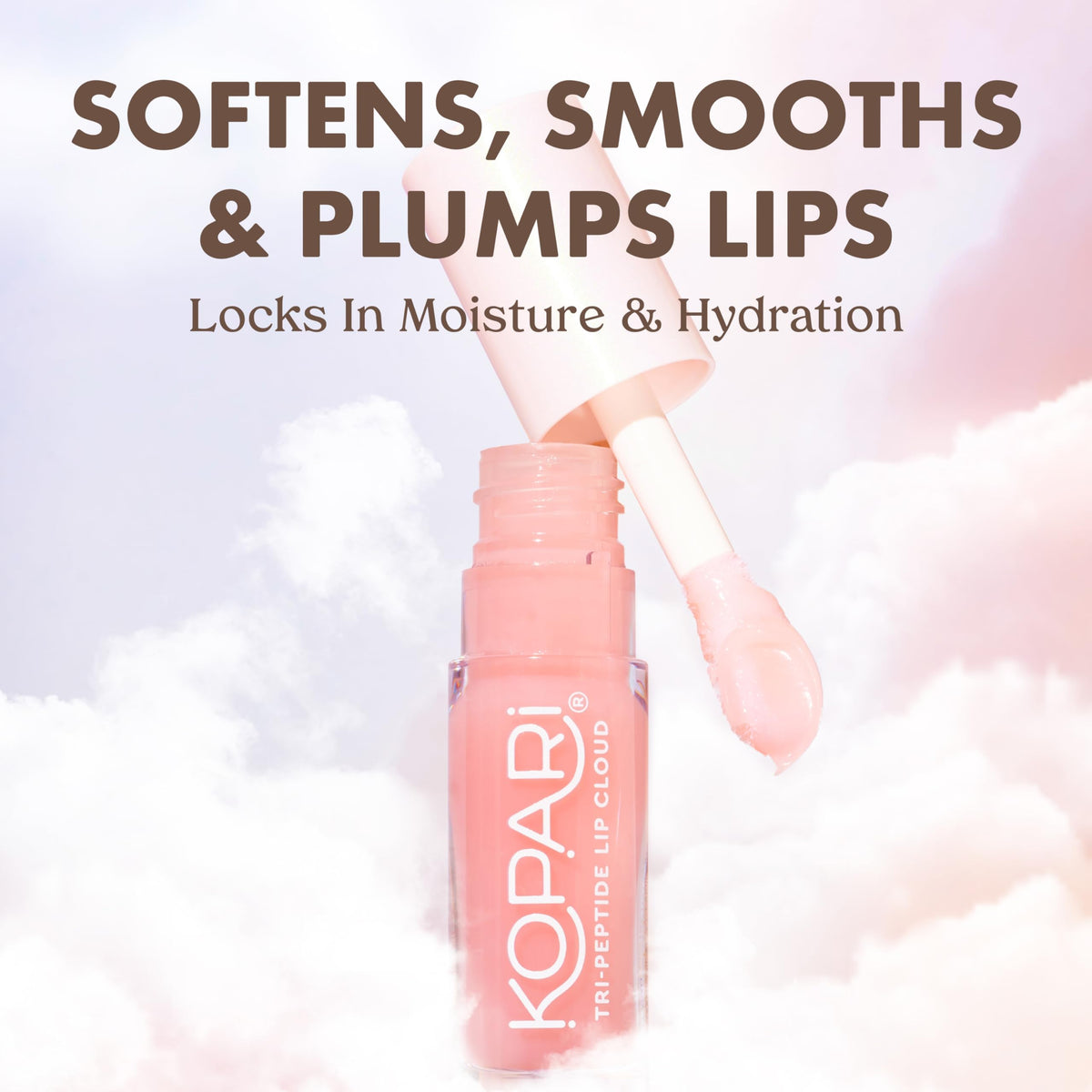 Kopari texture close-up displaying smooth gel-cream and quick-absorb benefit