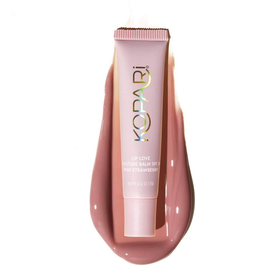 Kopari front packaging showing SPF 30 and tinted lip balm benefit