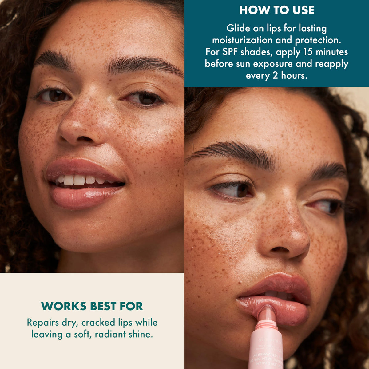 Kopari lip balm inside a summer bag for on-the-go sun protection