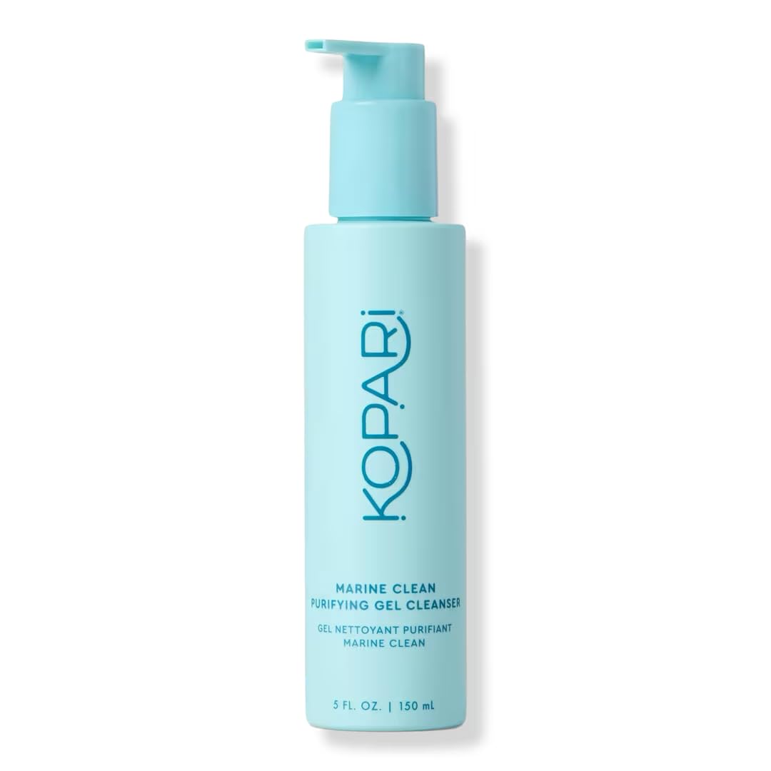Kopari front packaging showing product and clean design benefit gentle cleansing