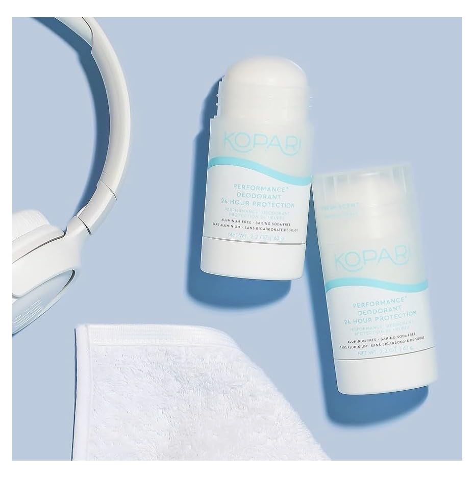 Kopari applied to underarm showing easy application and fresh feeling