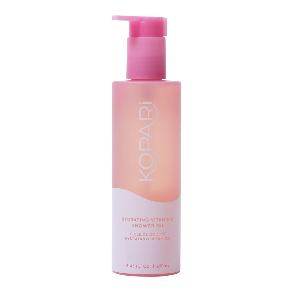 Kopari bottle front packaging showing label and tropical design for easy identification