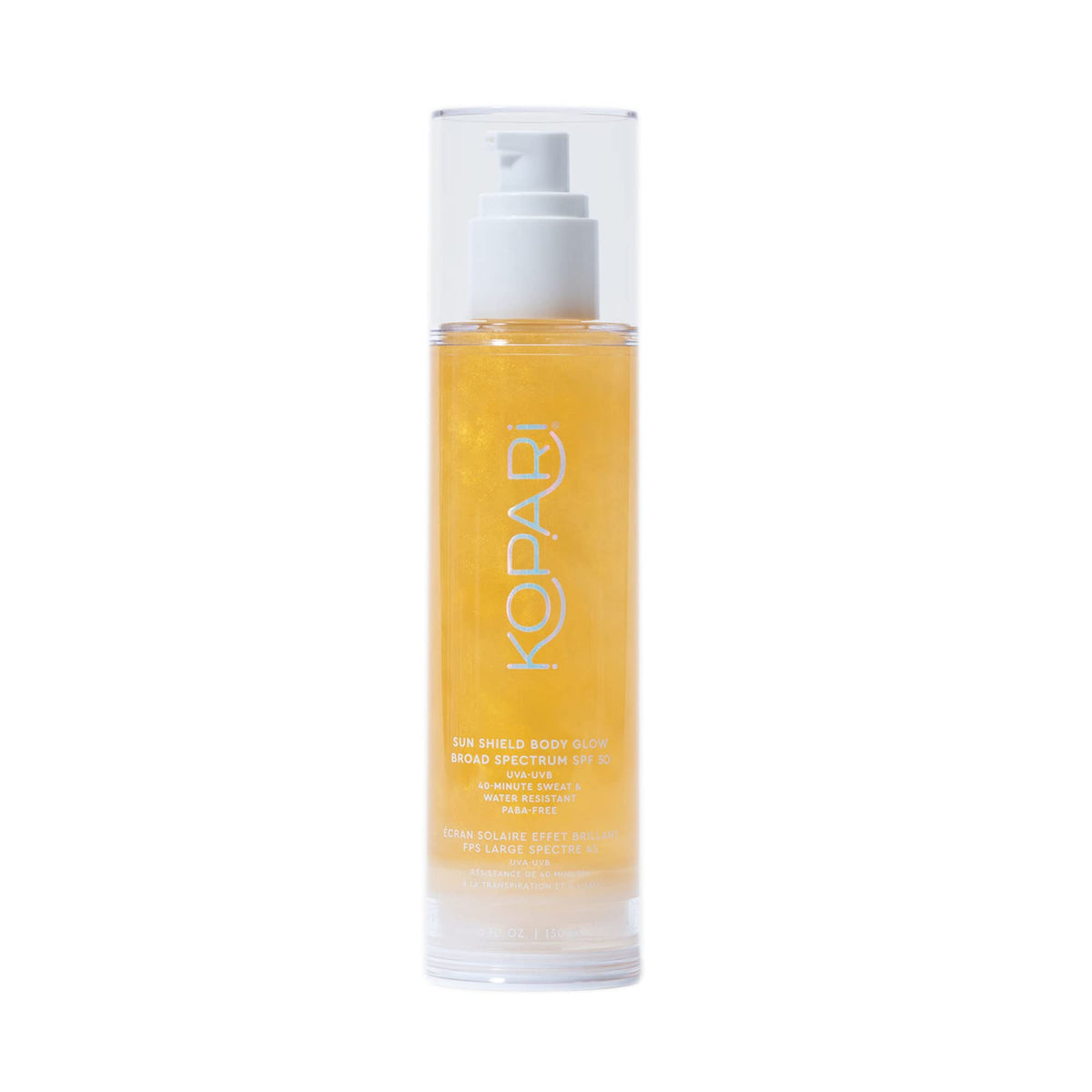 Kopari product placed on sand for beach-ready protection and scent