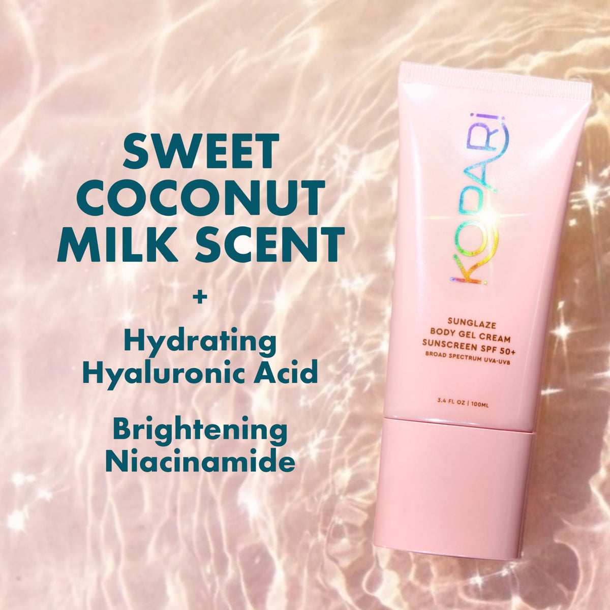 Kopari bottle beside coconut highlighting nourishing coconut oil benefit