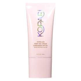 Kopari front packaging showing SPF 50+ protection and compact design