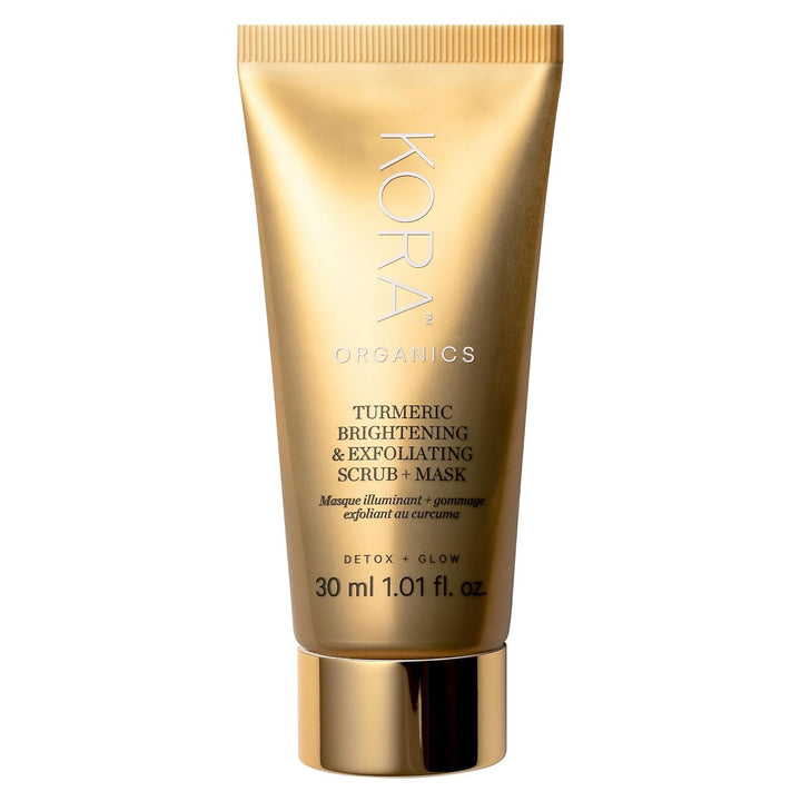 KORA Organics front packaging showing travel-size jar and benefits