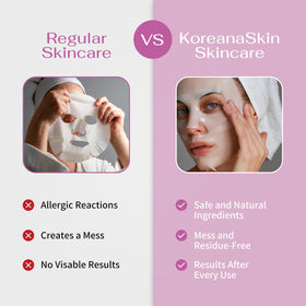 Koreana Skin essence texture pouring to show rich hydration and spreadability