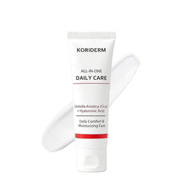koriderm front packaging showing 50 ml jar and clear label for everyday hydration