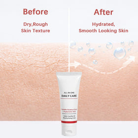 Koriderm ingredient focus with Centella and collagen visuals benefit: supports skin texture