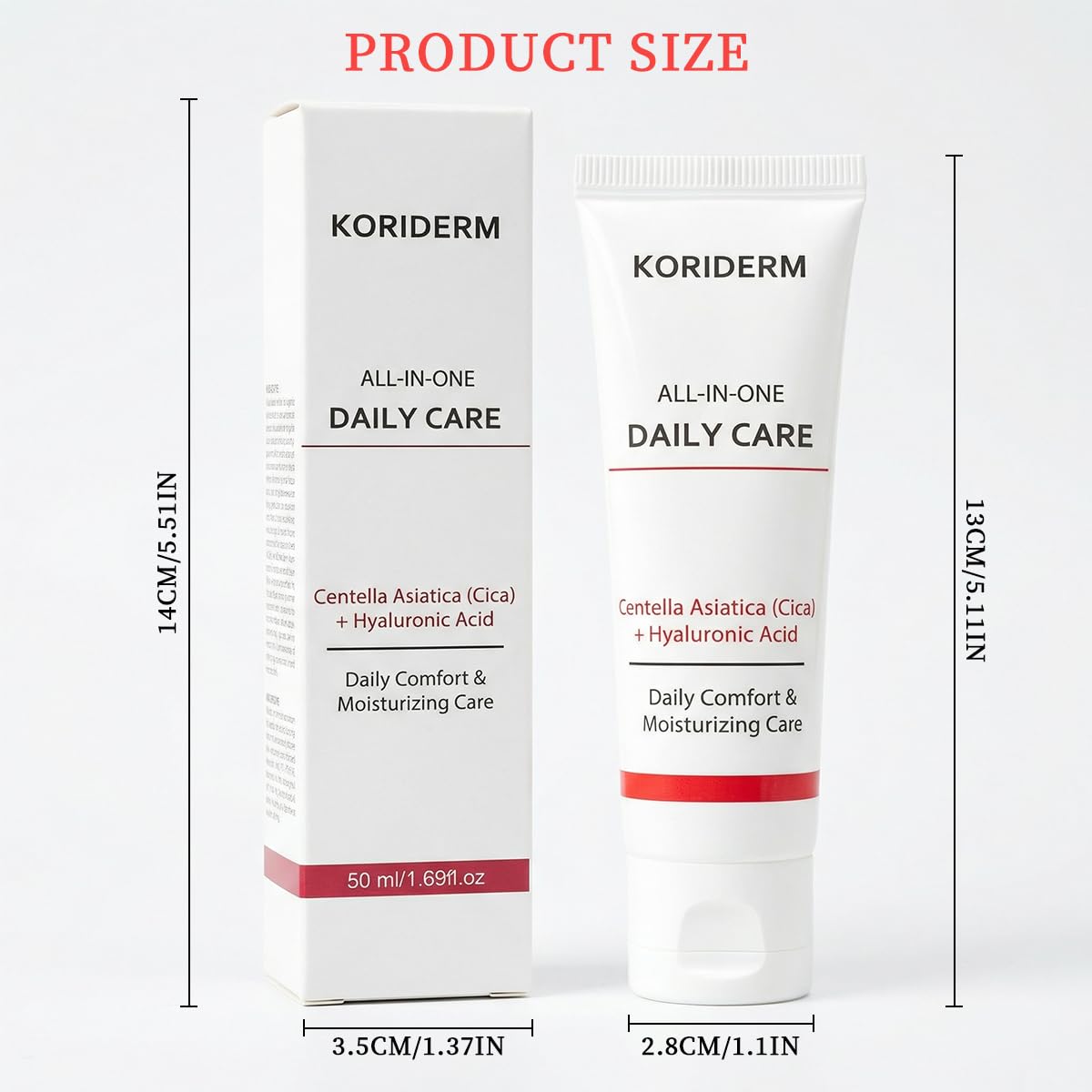 Koriderm in a bathroom routine setting showing effortless daily use benefit
