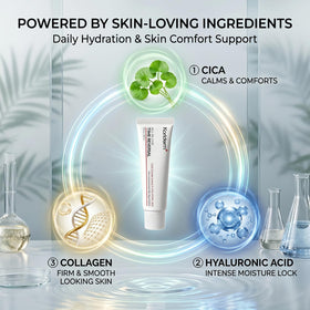 Koriderm ingredients shot with Centella and collagen, soothing benefits