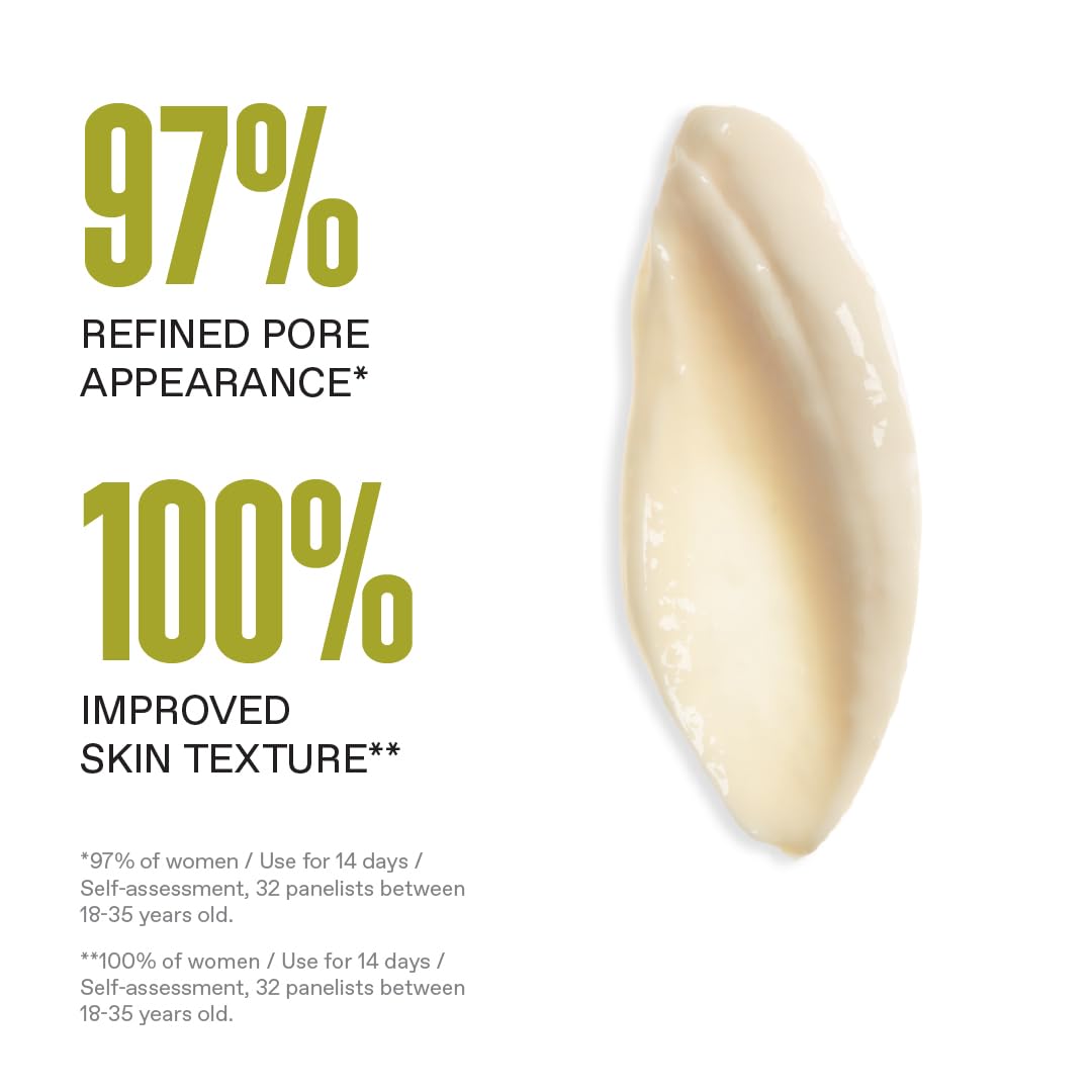 KORRES gel applied on hand to show spreadability and non-greasy feel