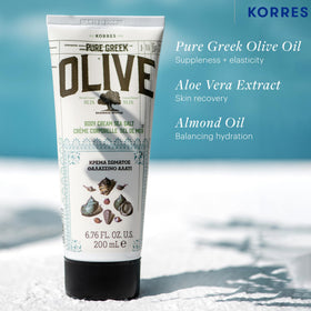 KORRES texture close-up demonstrating fast-absorbing cream for non-greasy hydration