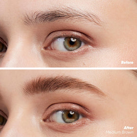 Kosas open wand spoolie detail ensures precise brow definition
