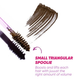 Kosas mousse-to-gel texture close-up for buildable volume benefit