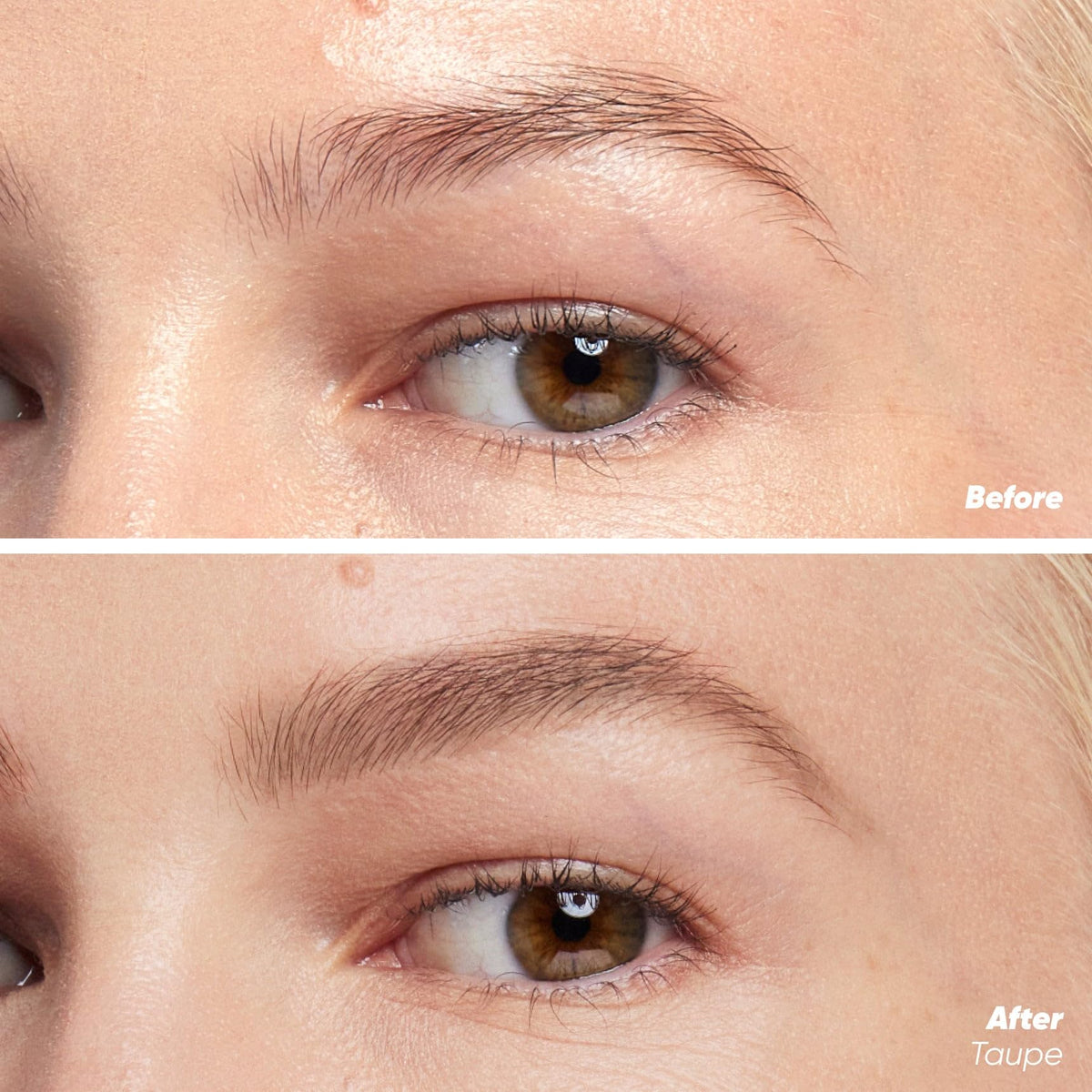 Kosas Brow Pop close tip showing micro-triangle point for precise shaping