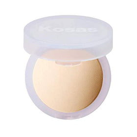 Kosas compact front view showing sleek packaging and portability benefit