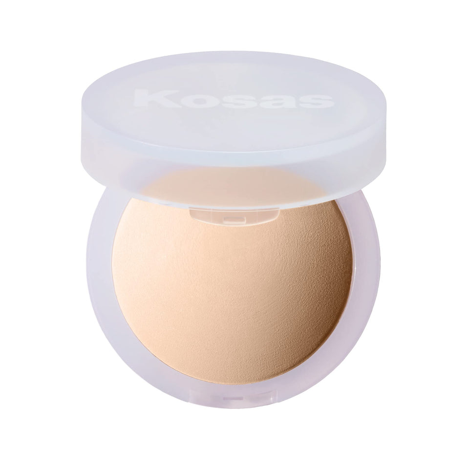 Kosas front compact showing clean packaging and travel-friendly design benefit