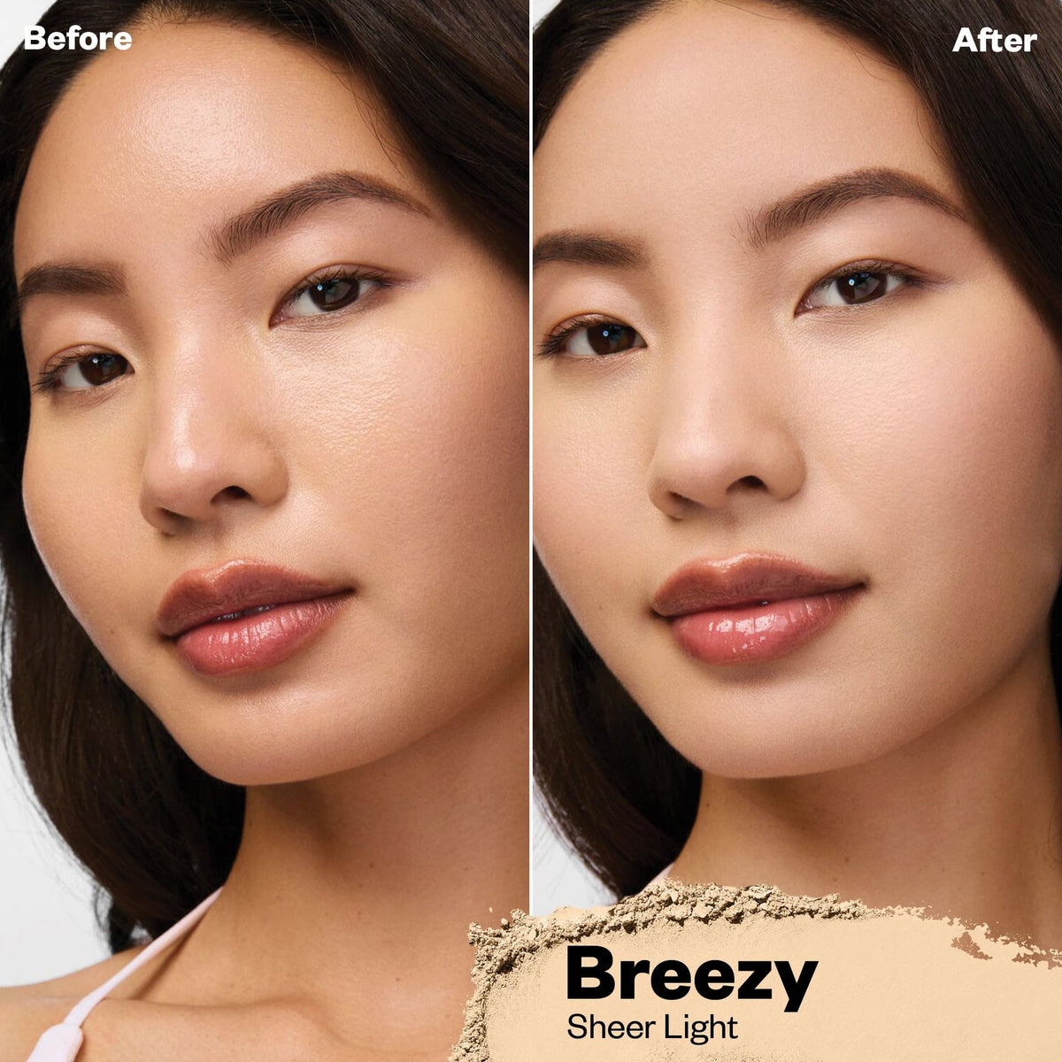 Kosas open pan showing powder texture for smooth-blur finish benefit