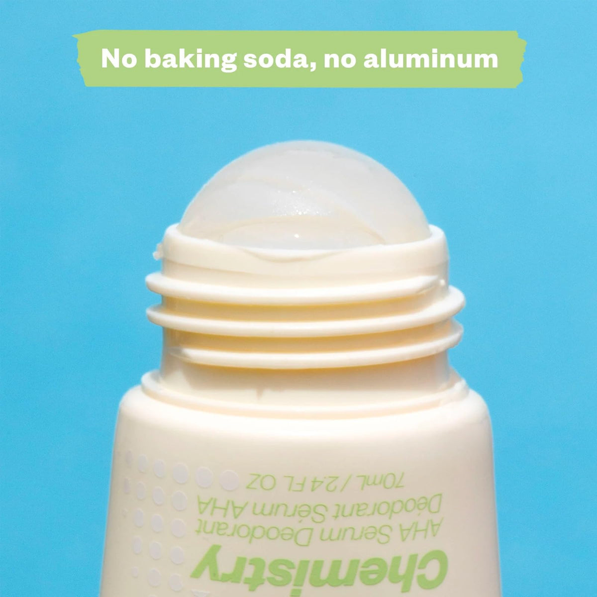 Kosas deodorant being applied underarm for quick, non-sticky protection