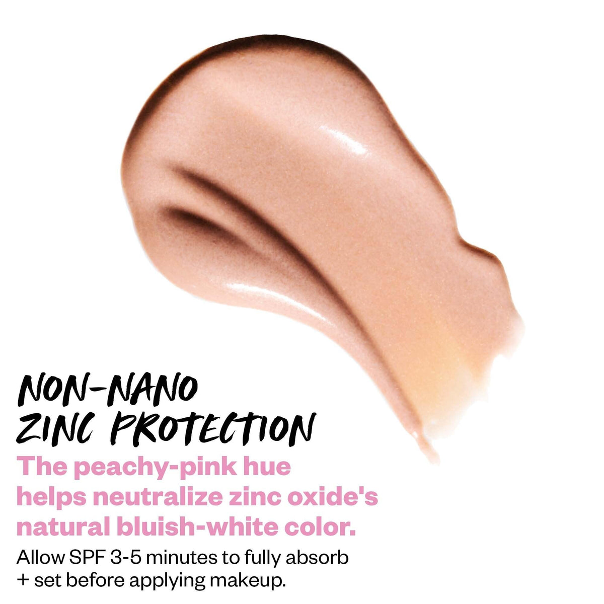 Product label close-up displaying Kosas DreamBeam ingredients and clean-beauty benefits