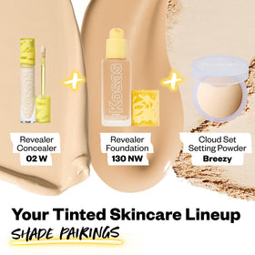 Kosas Revealer Concealer label showing ingredients and clean-beauty credentials