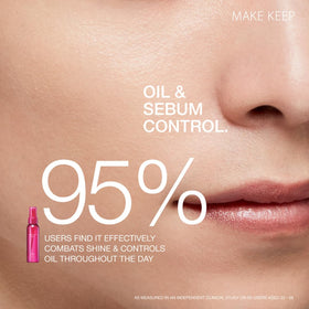 Kose Make Keep Mist EX in hand for scale showing travel-friendly 2.7 fl oz convenience