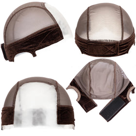 koskusder cap worn by model demonstrating natural parting and style