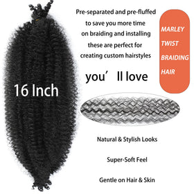 kossys hand holding a bundle to show length and lightweight benefit