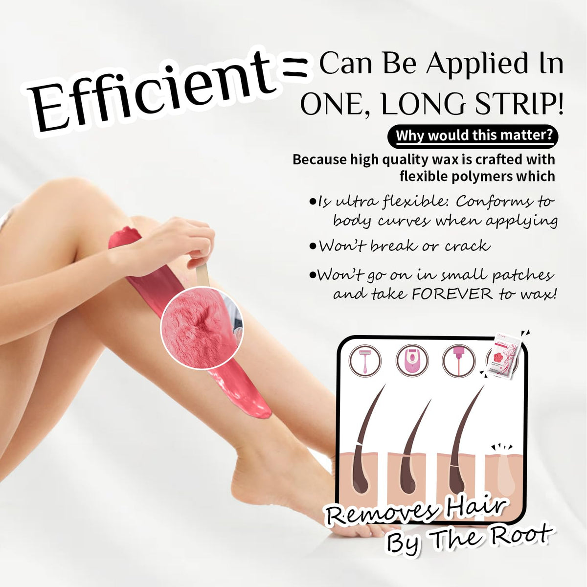 KOTAMU eyebrow waxing precision use demonstrating careful shaping for delicate areas