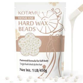 KOTAMU front packaging showing 1lb unscented wax beads, clear benefit of quantity