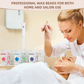KOTAMU home waxing kit on vanity, lifestyle scene showcasing convenience benefit