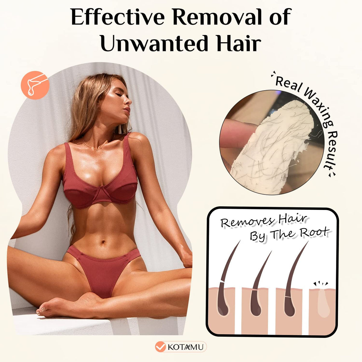 KOTAMU label close-up revealing ingredients like coconut oil for gentle skin conditioning benefit