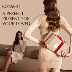 KOTAMU smooth legs after waxing lifestyle shot showing long-lasting hair-free results