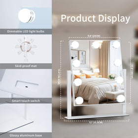 Kotdning mirror on dresser providing real-world grooming setup