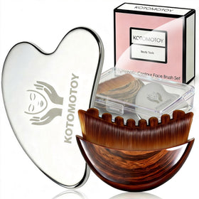 Kotomotoy front view of brush packaging showing complete tool and branding benefit