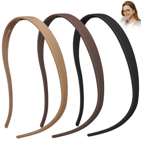 KOVOLITU front view of the three-pack headbands showing packaging and matte finish for convenience