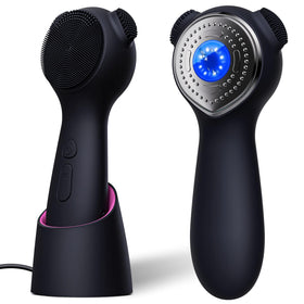 Kpyphm front view showing sleek black design and ergonomic grip for comfortable cleansing