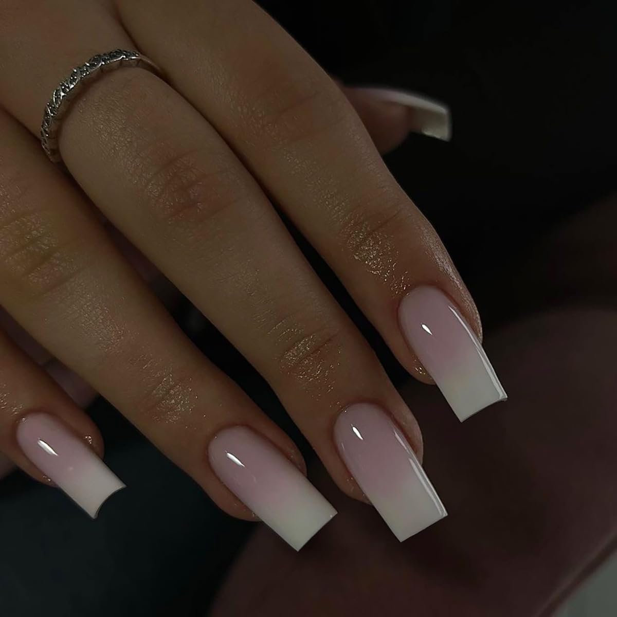 KQueenest close-up of ombre gradient detail highlighting smooth color transition